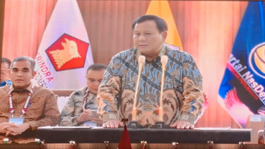 Presiden Prabowo Subianto bersilaturahmi bersama partai koalisi KIM Plus