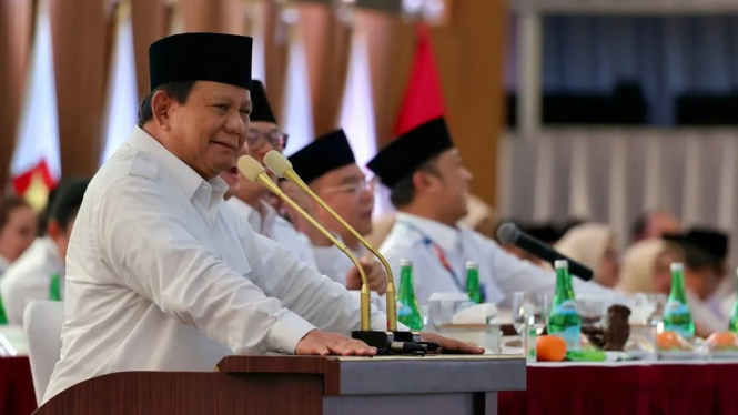 Presiden yang juga Ketua Umum Gerindra Prabowo Subianto