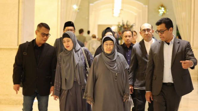 Ketua Umum PDIP Megawati Soekarnoputri mendarat di Dubai, UAE