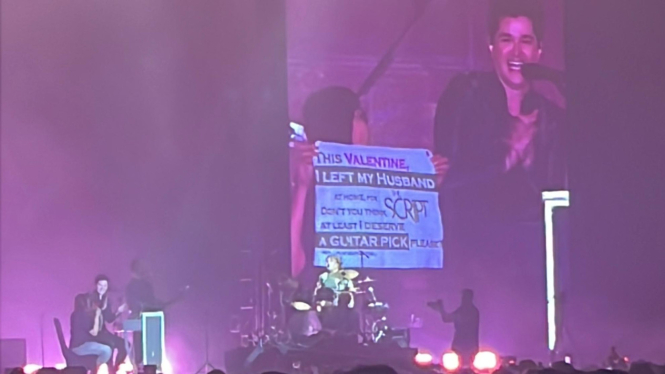 Konser Satellite World Tour The Script
