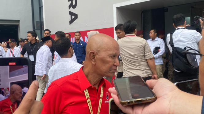 Said Abdullah Kader PDIP di HUT Gerindra (Doc: Natania Longdong)