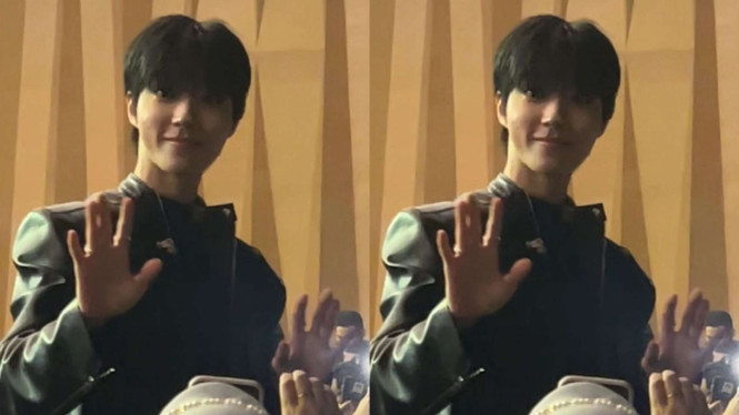Hwang In Yeop blusukan di acara fan meeting