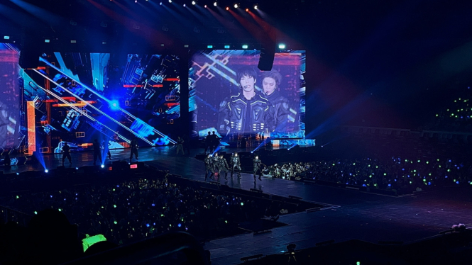 Member NCT 127 The Momentum, Foto: Isra Berlian