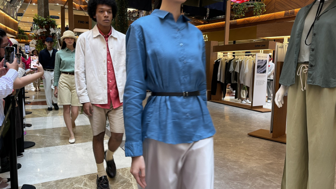 Koleksi Linen Premium UNIQLO Indonesia, Foto: Isra Berlian