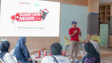 Agenda Ninja Xpress Dengan Dinas KUKM Jawa Barat (foto: Dede Idrus) 