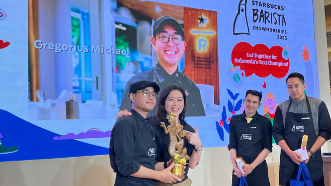 Gregorius Michael, juara 1 Starbucks Barista Championship 2025