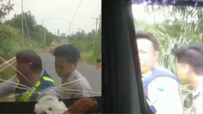 Viral Dua Pria Berseragam Dishub Lakukan Pemerasan