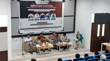 Simposium nasional mahasiswa NTB menolak Asas Dominus Litis di KUHP baru (Satria)