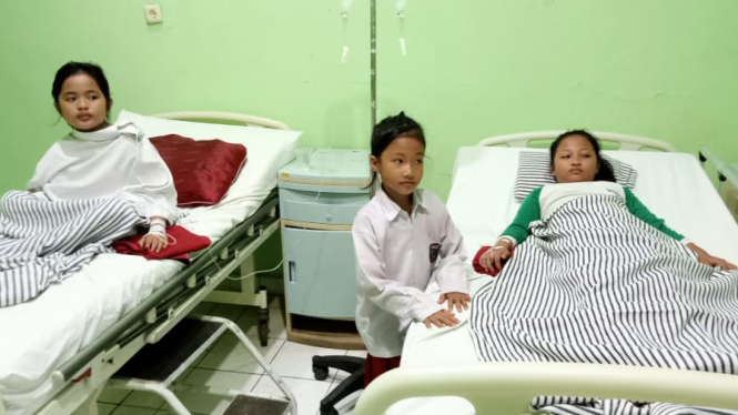 Siswa SD Negeri 7 Tebing Tinggi, Empat Lawang, Sumsel