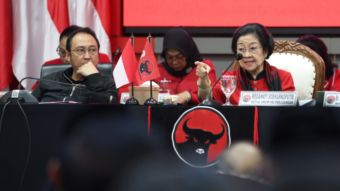 Dok. Istimewa, Ketua Umum PDIP, Megawati Soekarnoputri Beri Arahan ke Kepala Daerah dari PDIP