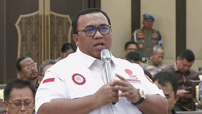 Presiden KSPSI, Andi Gani Nena Wea [Dok. KSPSI)