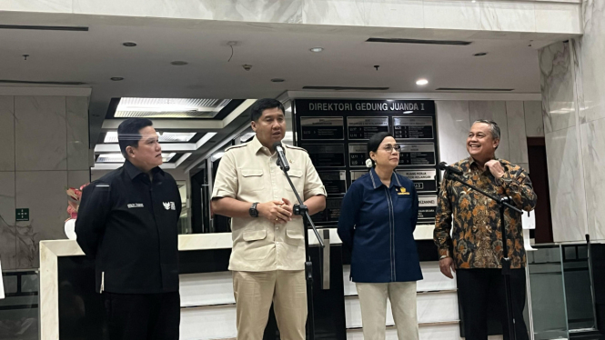 Pertemuan menteri ekonomi Prabowo dengan BI bahas Perumahan.