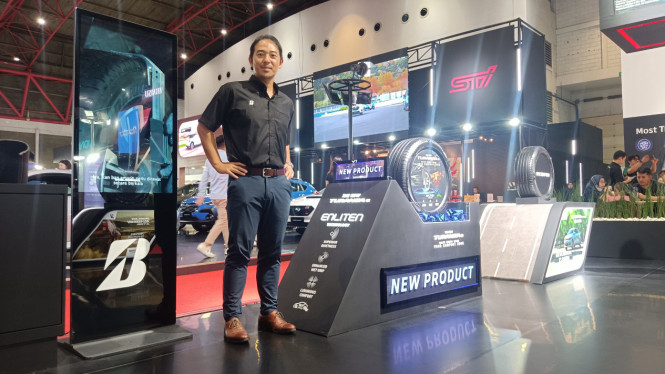 Marketing Direktur Bridgestone Indonesia Masaki Abe di IIMS 2025