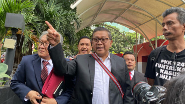 Sekjen PDIP Hasto Kristiyanto di KPK