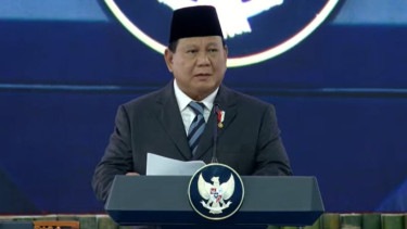 Presiden RI Prabowo Subianto beri arahan ke kepala daerah di Istana Negara.