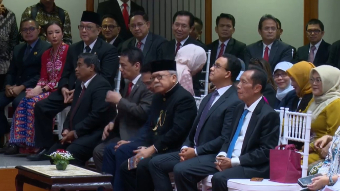 Kursi Jokowi Kosong di Acara Sertijab Gubernur DKI (Doc: Youtube)