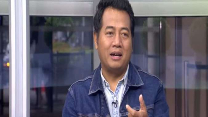 Analis politik Adi Prayitno di acara Apa Kabar Indonesia Pagi tvOne.