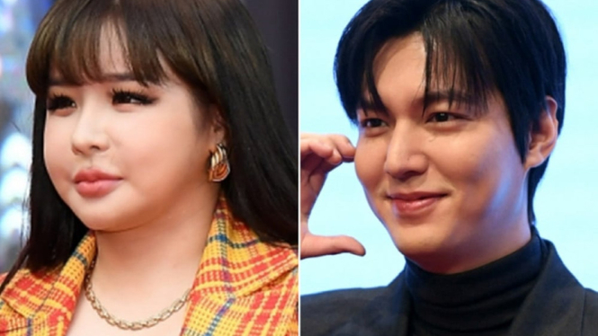 Park Bom dan Lee Min Ho