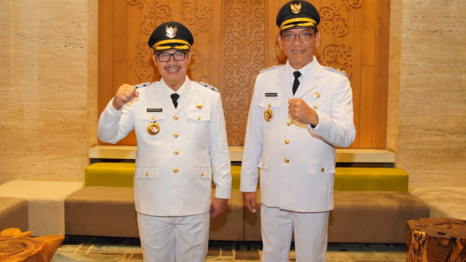 Wali Kota Yogyakarta Hasto Wardoyo dan Wakil Wali Kota Yogyakarta Wawan Harmawan (dok istimewa)