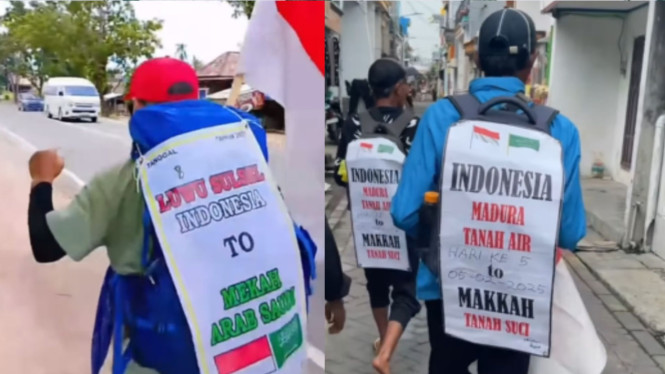 Viral Fenomena Jalan Kaki ke Mekah