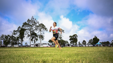 Atlet trail run, Indah Junita.