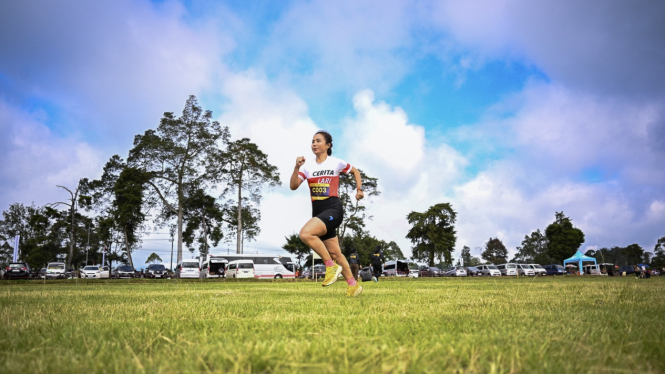Atlet trail run, Indah Junita.