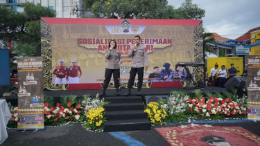 Sosialisasi rekrutmen terpadu Polri