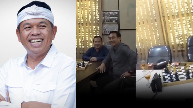 Dedi Mulyadi Tangkap Basah Oknum Anggota DPRD Asyik Main Catur di Ruangan: Kacau