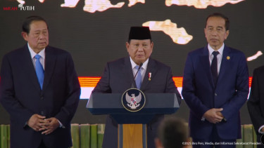 Presiden RI Prabowo Subianto meresmikan BPI Danantara di Kompleks Istana Kepresidenan Jakarta, Jakarta Pusat, Senin, 24 Februari 2025 (sumber: tangkapan layar YouTube Sekretariat Presiden)