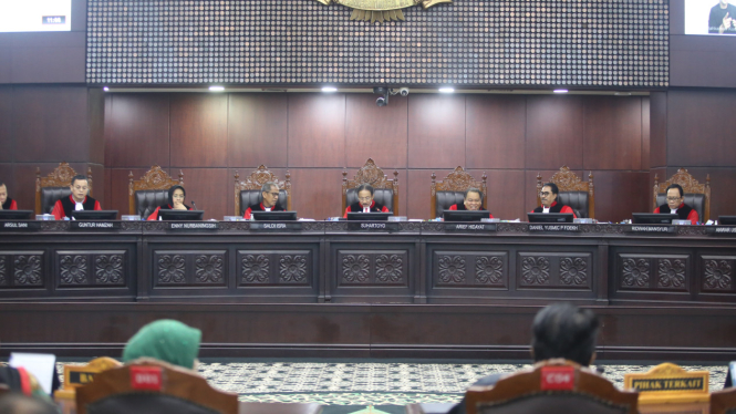 Mahkamah Konstitusi Gelar Sidang Putusan Gugatan perselisihan hasil pilkada 