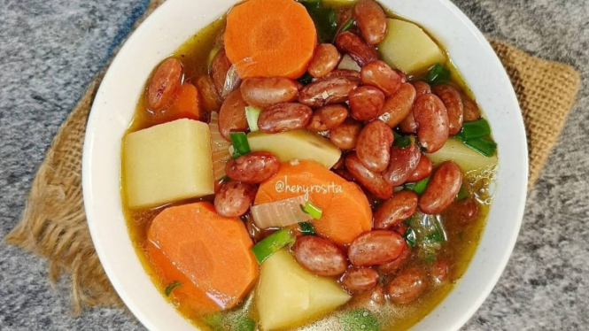 Resep Masakan Sup Kacang Merah, Rendah Kalori