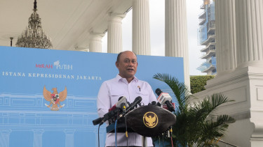 Kepala Badan Gizi Nasional (BGN), Dadan Hindayana di Kompleks Istana Kepresidenan, Jakarta Pusat, Senin, 24 Februari 2025