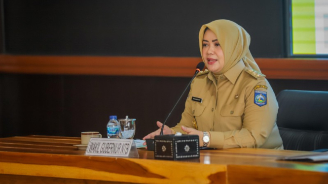 Wagub NTB Indah Dhamayanti Putri (Kominfotik NTB)