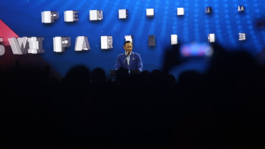 Ketua Umum Partai Demokrat AHY di Kongres VI Partai Demokrat