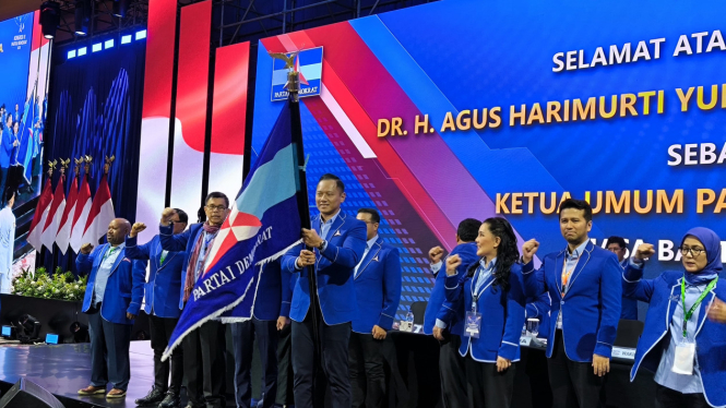 AHY jadi Ketua Umum Partai Demokrat Secara Aklamasi