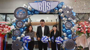 Peresmian bengkel baru BOS