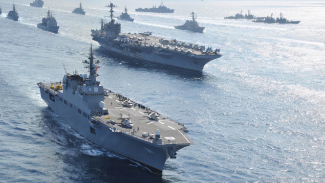 VIVA Militer: Latihan gabungan militer Amerika Serikat, Jepang dan Prancis