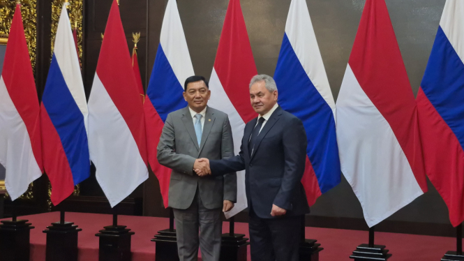 VIVA Militer: Menhan Sjafrie bersama Sekretaris Dewan Keamanan Federasi Rusia