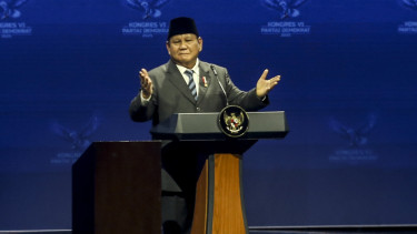 Presiden Prabowo Hadiri Penutupan Kongres VI Partai Demokrat