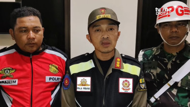  Petugas gabungan dari Satpol PP, TNI, Polri, BNN Razia pasangan mesum
