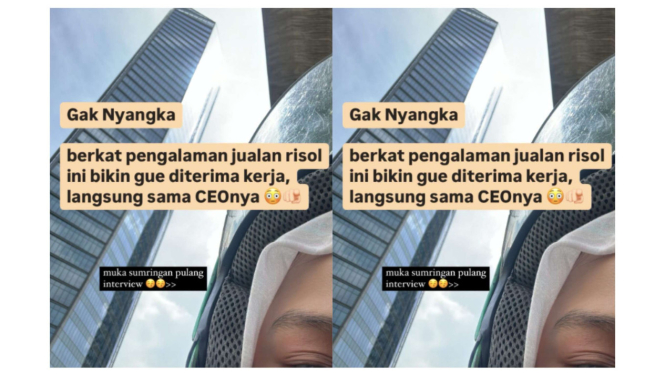 Kisah fresh graduate diterima kerja oleh CEO karena pengalaman jualan risol