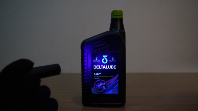 Terdapat invisible ink pada label