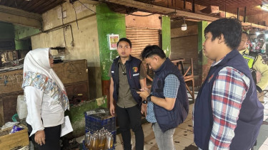 Satgas Pangan Polda Metro Jaya sedang melakukan Sidak. Dok.PMJ