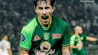 Pemain Persebaya Surabaya Francisco Rivera
