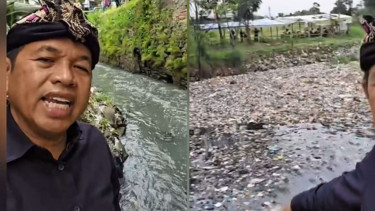 Dedi Mulyadi Soroti Kali Citarum di Kab Bandung Jadi Tinja Warga dan Limbah