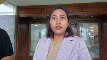 Perwakilan tim kurator PT Sritex Rejeki Isman atau Sritex, Nurma Sadikin di Kompleks Istana Kepresidenan, Jakarta Pusat, Senin, 3 Maret 2025