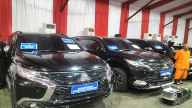 Tangki bensin mobil Mitsubishi Pajero Sport yang dipakai untuk menyimpan sabu