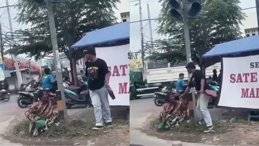 Pengamen Rampas Duit Kakek Pengemis: Berulang Kali Pukul dan Tendang Kepala
