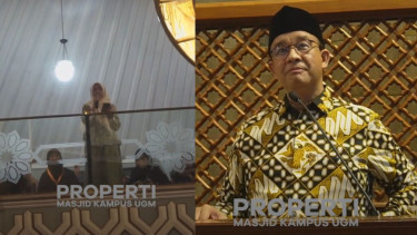 Anies Baswedan, mantan Gubernur DKI Jakarta saat ditanya oleh siswi SMA