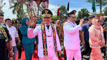 Gubernur Kalteng Agustiar Sabran dan Wagub Kalteng Edy Pratowo